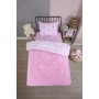ETE HOMETEX TEK KİŞİLİK LÜX WELSOFT YORGAN SETİ PRENSES PEMBE 155X215CM 8696474231856